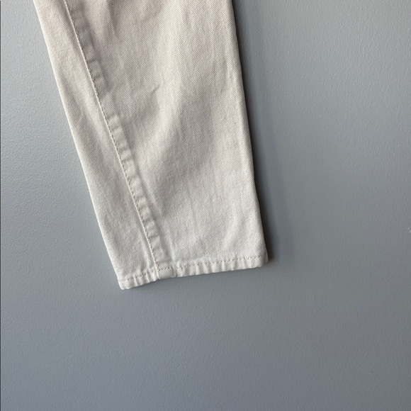Storets ivory color jeans straight leg pants 7/8 length 100% Cotton! - Picture 4 of 6